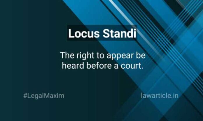 Locus Standi