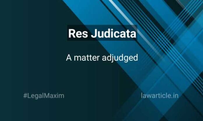 Res Judicata