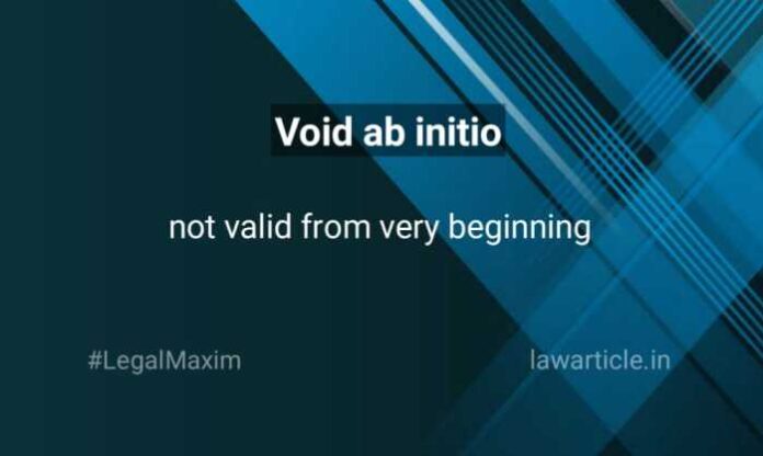 void ab initio